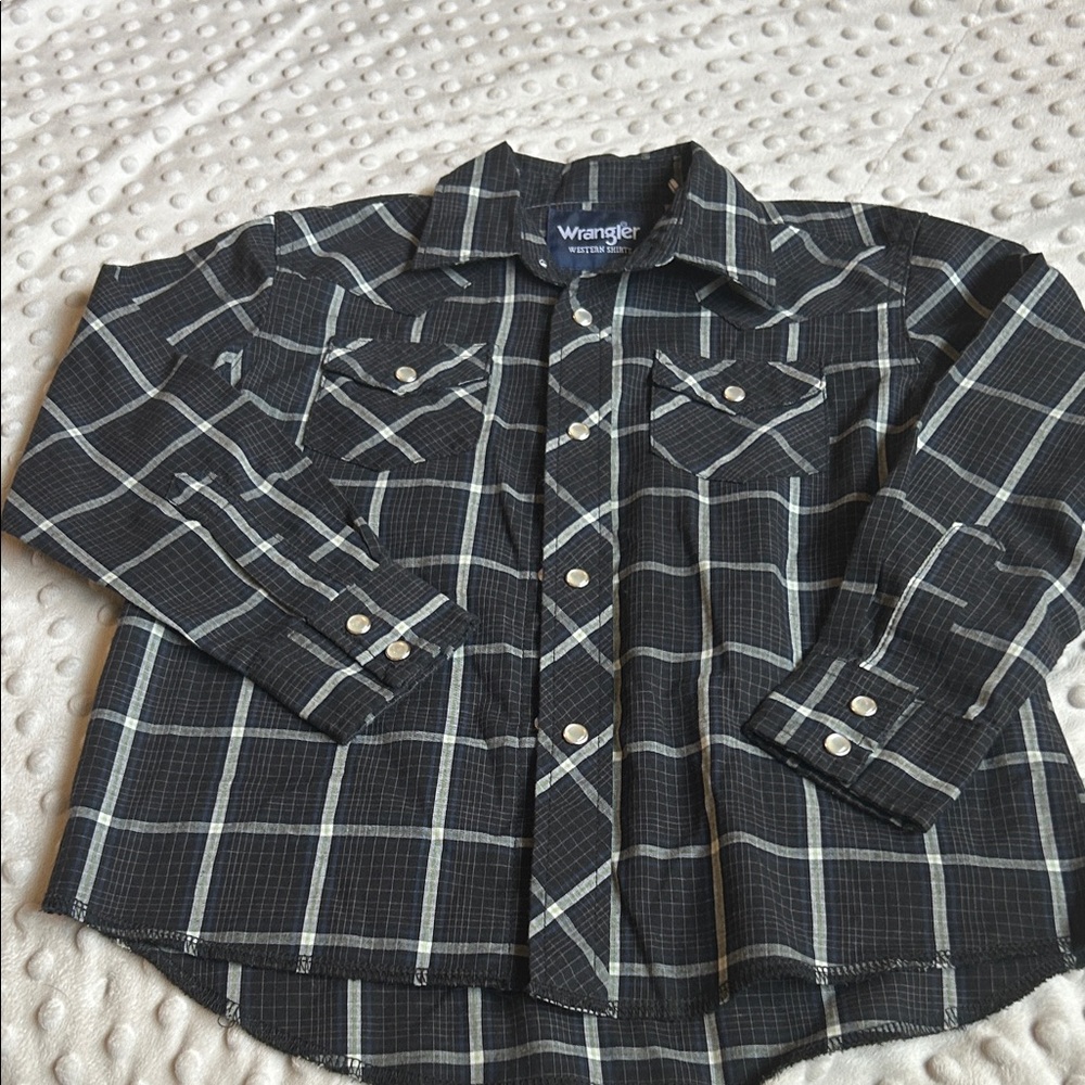 Wrangler Dark Checkered Shirt